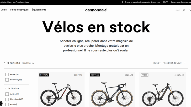 Un nouveau service chez Cannondale