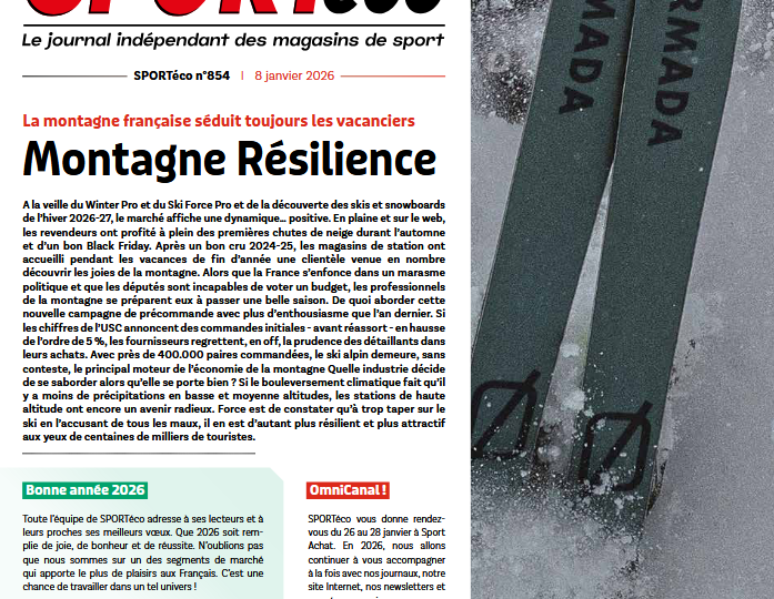 SPORTéco 854 en accès libre