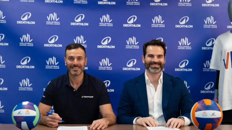 Décathlon signe avec la fédération internationale de volley