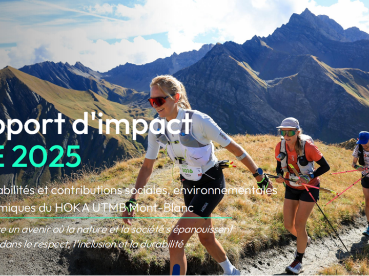 L’UTMB Mont-Blanc publie son rapport RSE