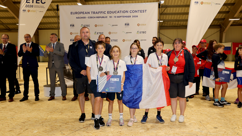 La France obtient la quatrième place au concours de circulation routière