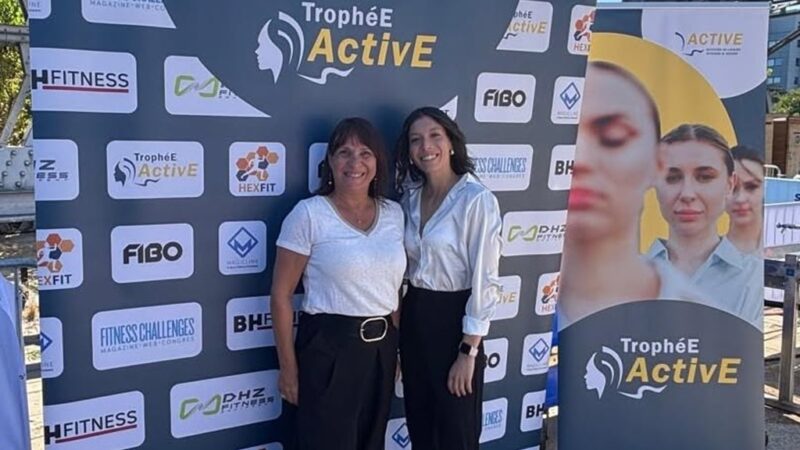 Hélène Guedes, lauréate de la 3e édition du trophée activE